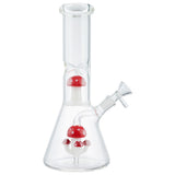 (WATER PIPE) 10" MUSHROOM COLONY - RED