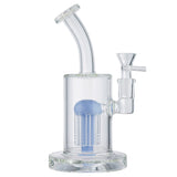 (WATER PIPE) 8.5" TREE PERC SOLID HEAVY - JADE BLUE