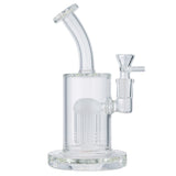 (WATER PIPE) 8.5" TREE PERC SOLID HEAVY - WHITE