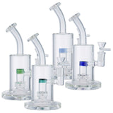 (WATER PIPE) 8.5" SOLID HEAVY - JADE BLUE