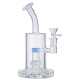 (WATER PIPE) 8.5" SOLID HEAVY - JADE BLUE