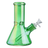 (WATER PIPE) 8" SEE THROUGH COLOR 7mm THICK - GREEN