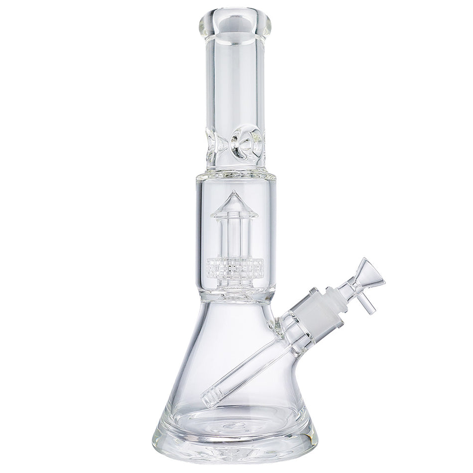 (WATER PIPE) 12.5" HIGH END "LEGACY" - CLEAR