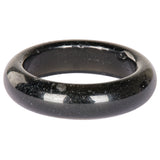 (RING) BLACK OBSIDIAN RINGS 36CT - ASSORTED