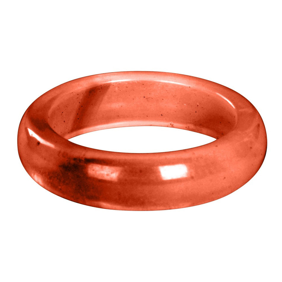 (RING) RED AGATE RINGS 36CT - ASSORTED