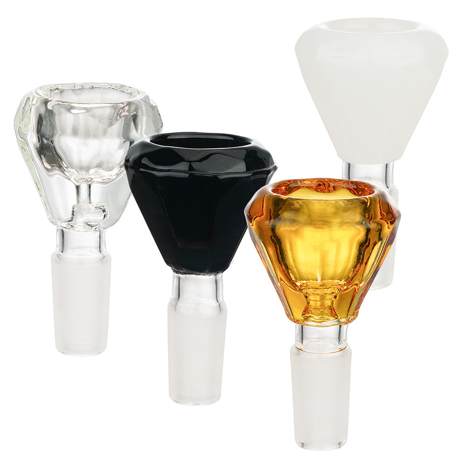 (BOWL) 14mm DIAMOND TALL - BLACK