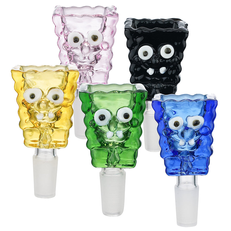 (BOWL) 14mm SQUARE FANCY PANTS - BLACK