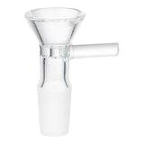 (BOWL) 14MM GOG BOWL STEM - CLEAR W/ HANDLE