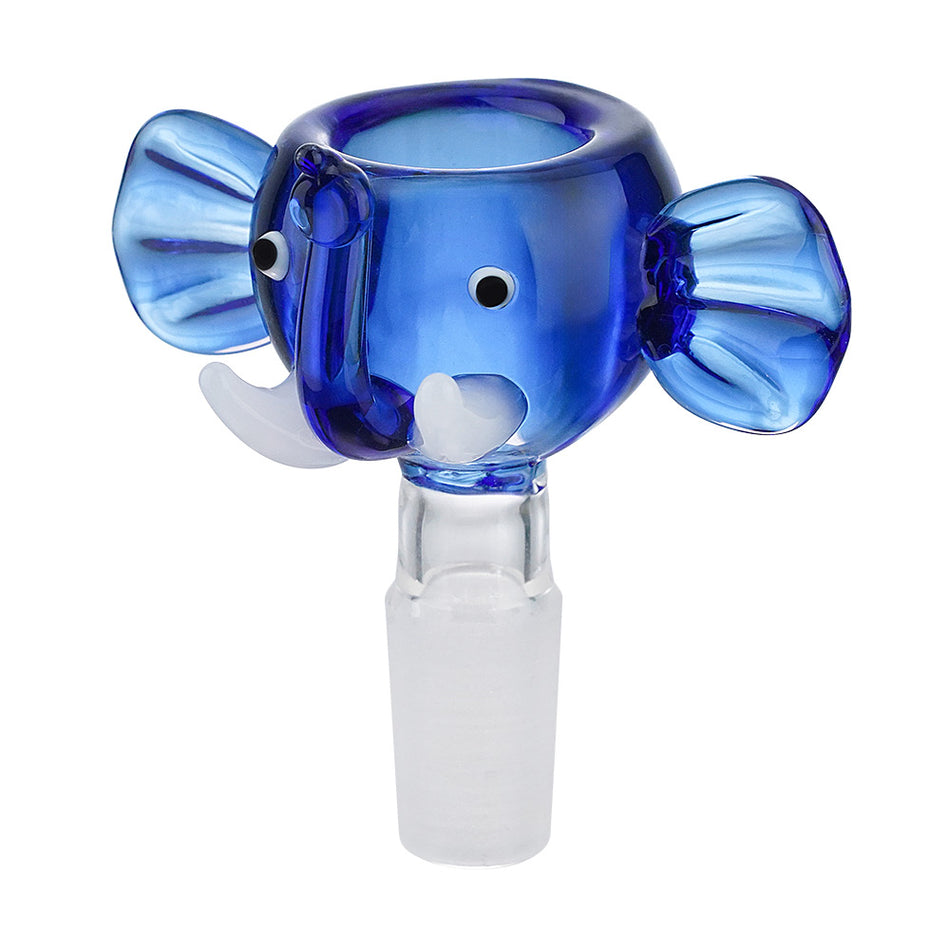 (BOWL) 14mm BIG BOWL ELEPHANT - BLUE