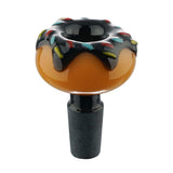 (BOWL) 14mm DONUT GOG BOWL - BLACK