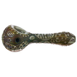 (HAND PIPE ) 4.5" DEEP ENGRAVED GOTHIC DESIGN - CROSS