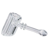 (HAMMER) 5.25" H.E GLASS "FORGE" - CLEAR