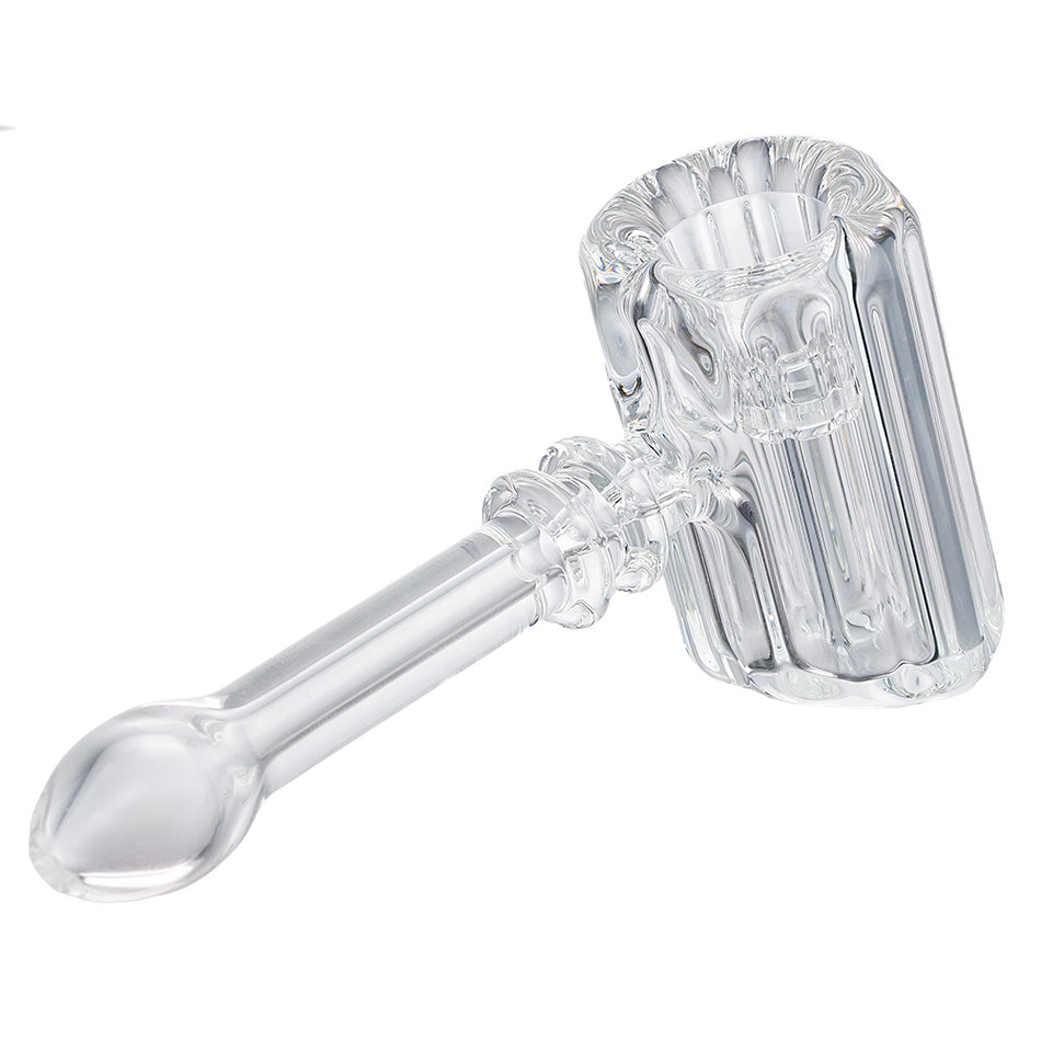(HAMMER) 5.25" H.E GLASS "FORGE" - CLEAR