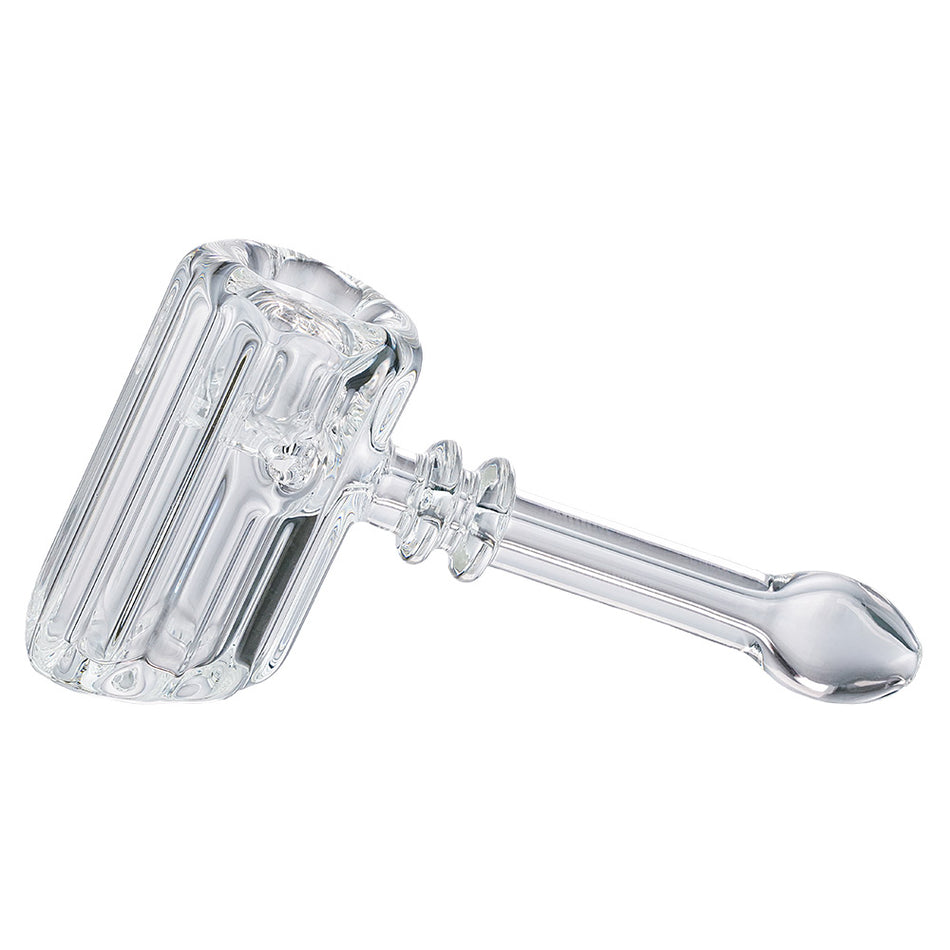 (HAMMER) 5.25" H.E GLASS "FORGE" - CLEAR