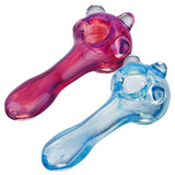 (HAND PIPE) 3.75" COLOR SILVER FUME