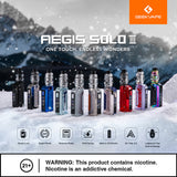 GEEKVAPE AEGIS SOLO 3 BUILT IN BATTERY KIT