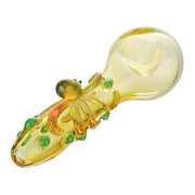 (HAND PIPE ) 4.5" OCTOPUS ON HANDLE - LIGHT GREEN