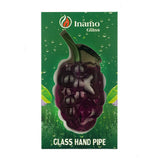 (HAND PIPE ) 4.4" FREEZABLE GRAPE - ORANGE