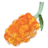 (HAND PIPE ) 4.4" FREEZABLE GRAPE - ORANGE