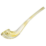 (HAND PIPE ) 6" SHERLOCK GOLD FUME