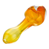 (HAND PIPE) 4" LIGHT BROWN FUME - ASSORTED COLOR