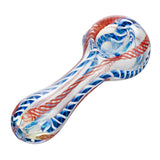 (HAND PIPE ) 3" COLOR THREADING INSIDE - ASSORTED COLOR