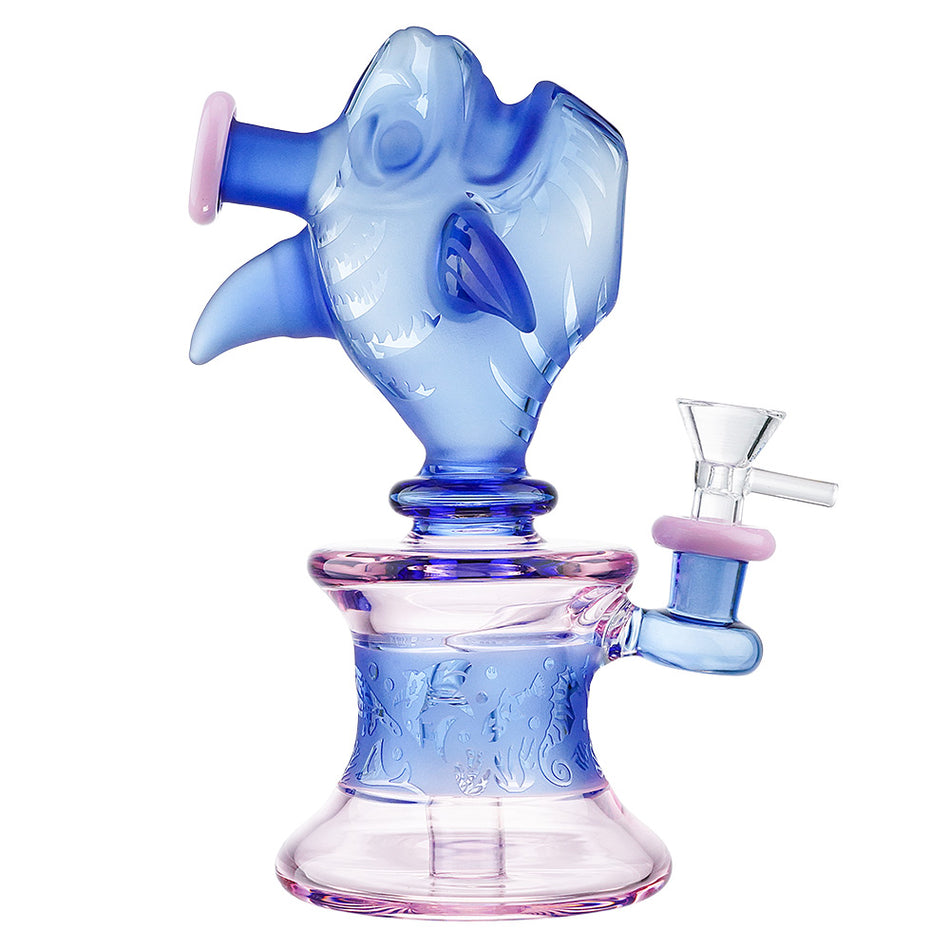 (RIG) 8.5" PSYCHEDELIC MONSTER FISH - BLUE PINK