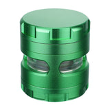 (GRINDER) 2.5" WINDOW WITH FINGER GRIP - GREEN