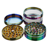 (GRINDER) 2.5" CAL GRINDER 4PC DESIGN - RAINBOW