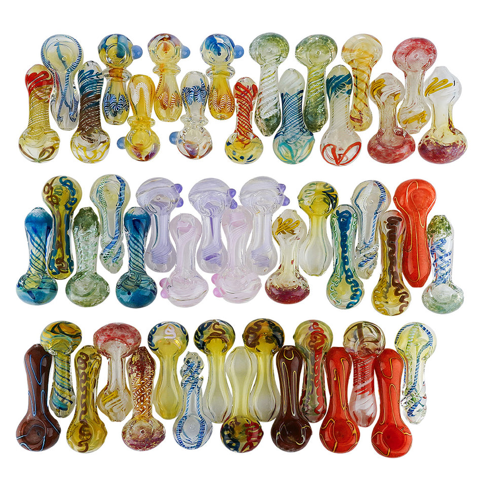 (BULKIES) ASSORTED HAND PIPES SMALL 50CT