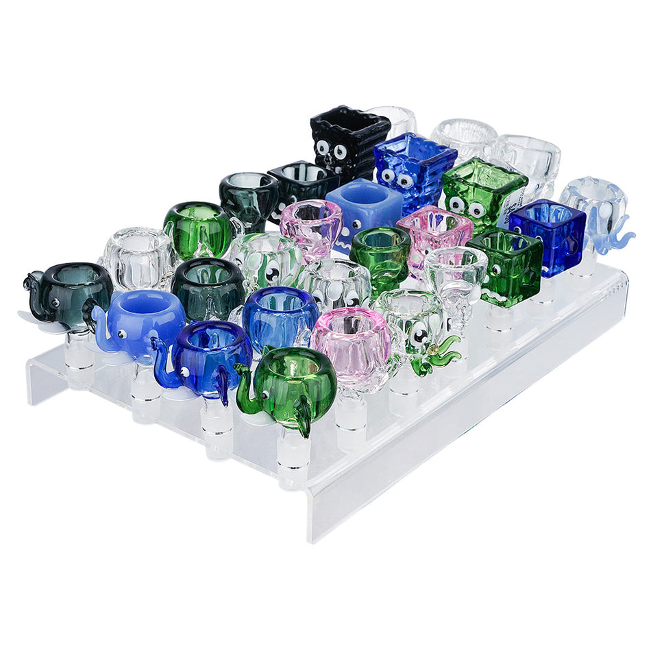 (BOWL) 14mm 28CT BOWL SET - FACES AND FIGURES