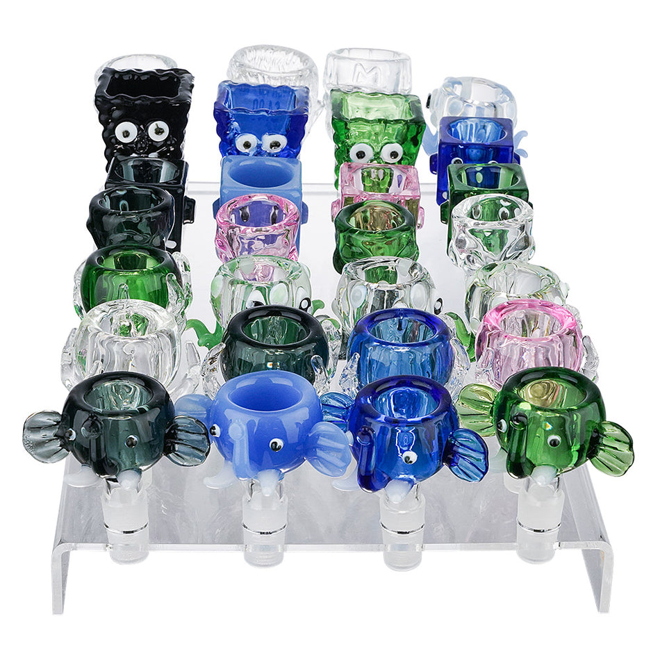 (BOWL) 14mm 28CT BOWL SET - FACES AND FIGURES