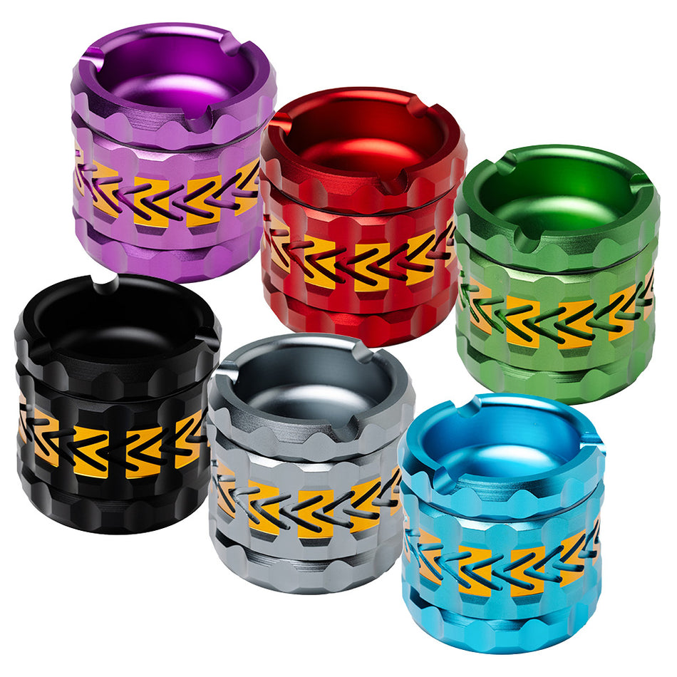 (GRINDER) 2.5" HUMAN GRADE 4PC #8AT - GUNMETAL