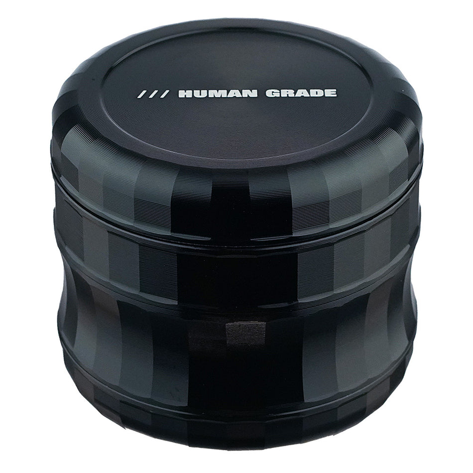 (GRINDER) 2.5" HUMAN GRADE 4PC #6M - BLACK