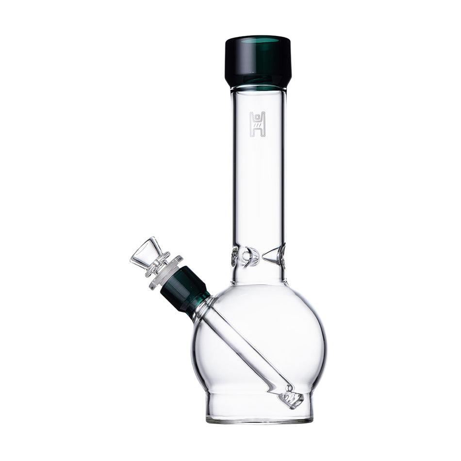 (WATER PIPE) 12" HUMAN GRADE BALL - LAKE GREEN