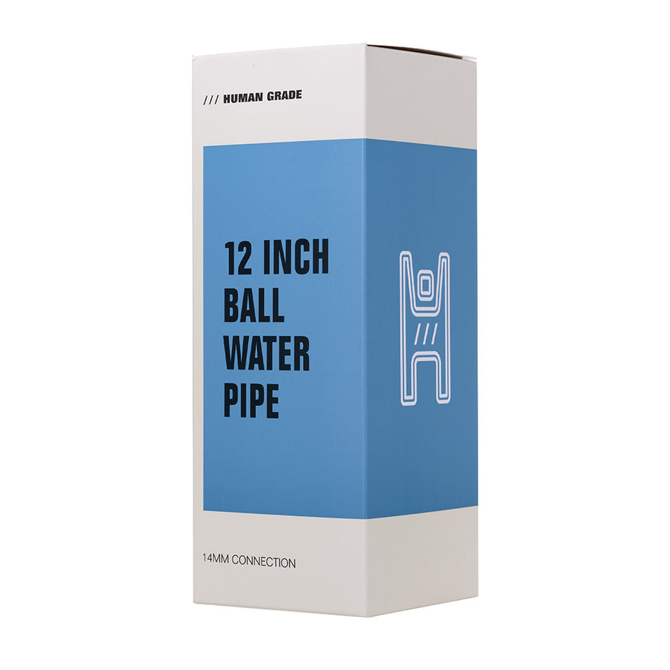 (WATER PIPE) 12" HUMAN GRADE BALL - GREEN