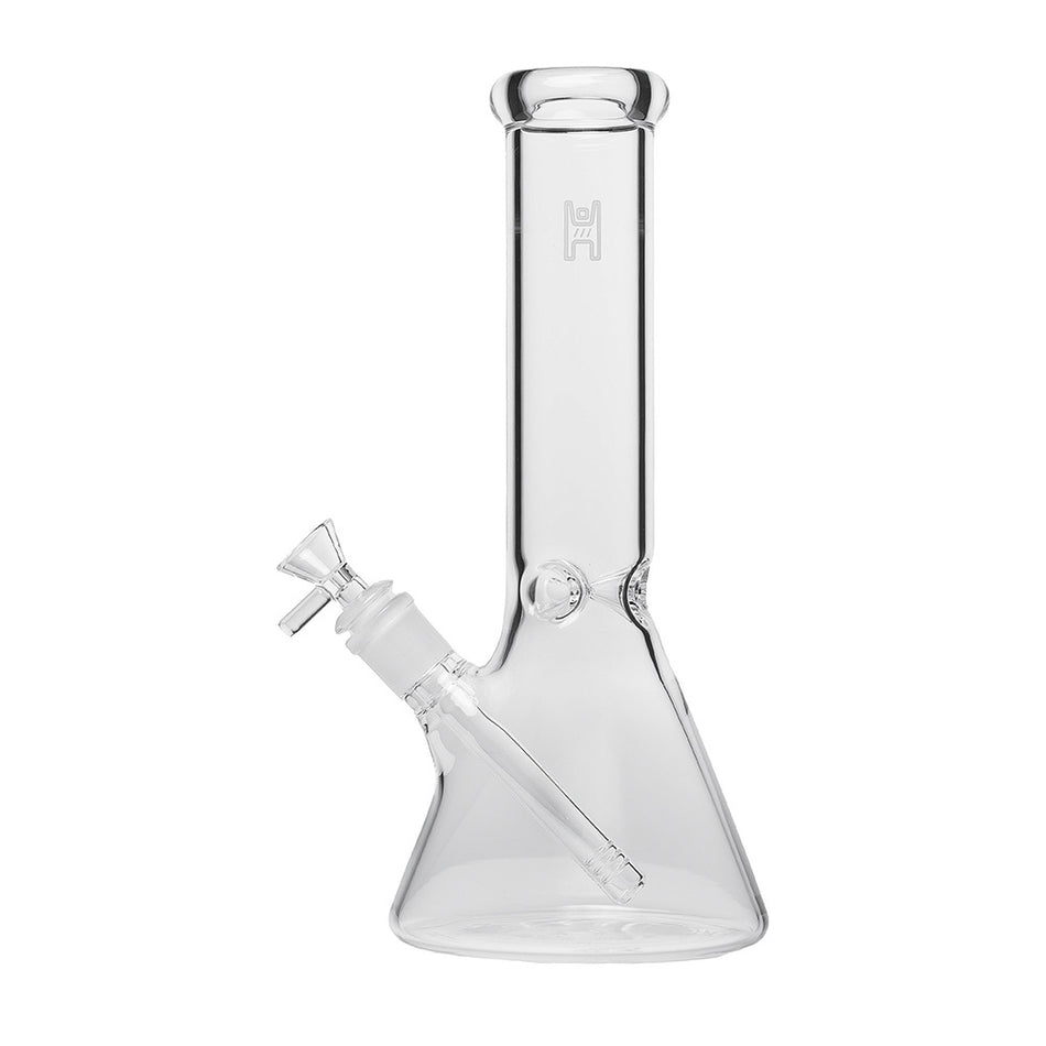 (WATER PIPE) 12" HUMAN GRADE BEAKER - CLEAR