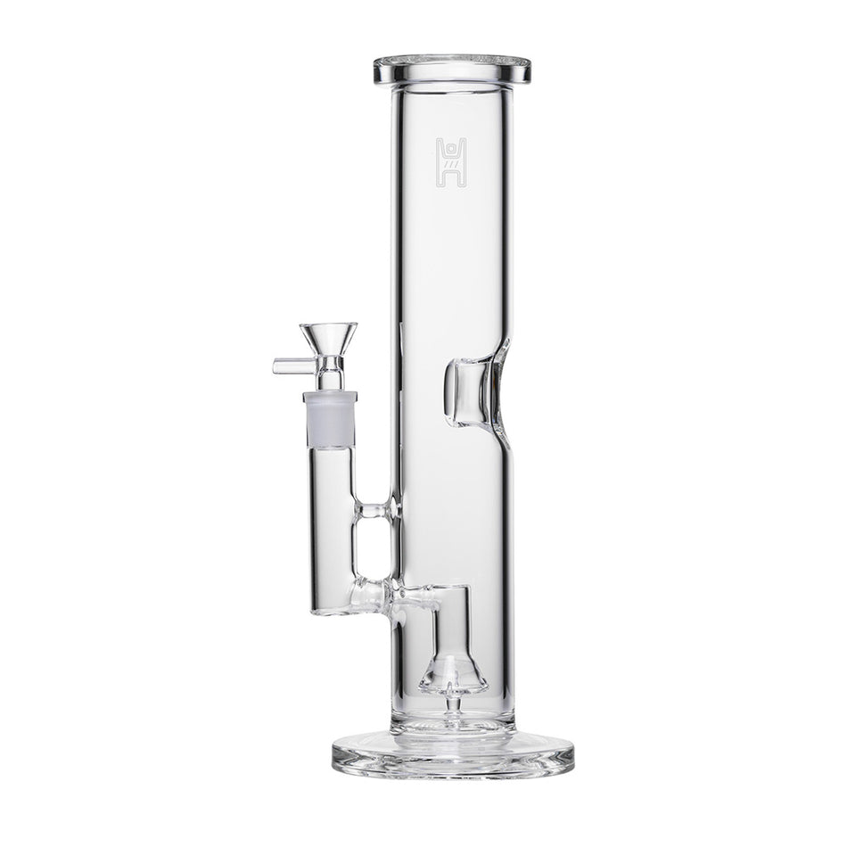 (WATER PIPE) 12" HUMAN GRADE TUBE - CLEAR