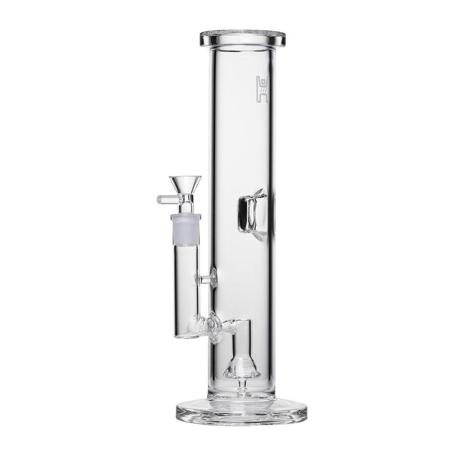 (WATER PIPE) 12" HUMAN GRADE TUBE - CLEAR