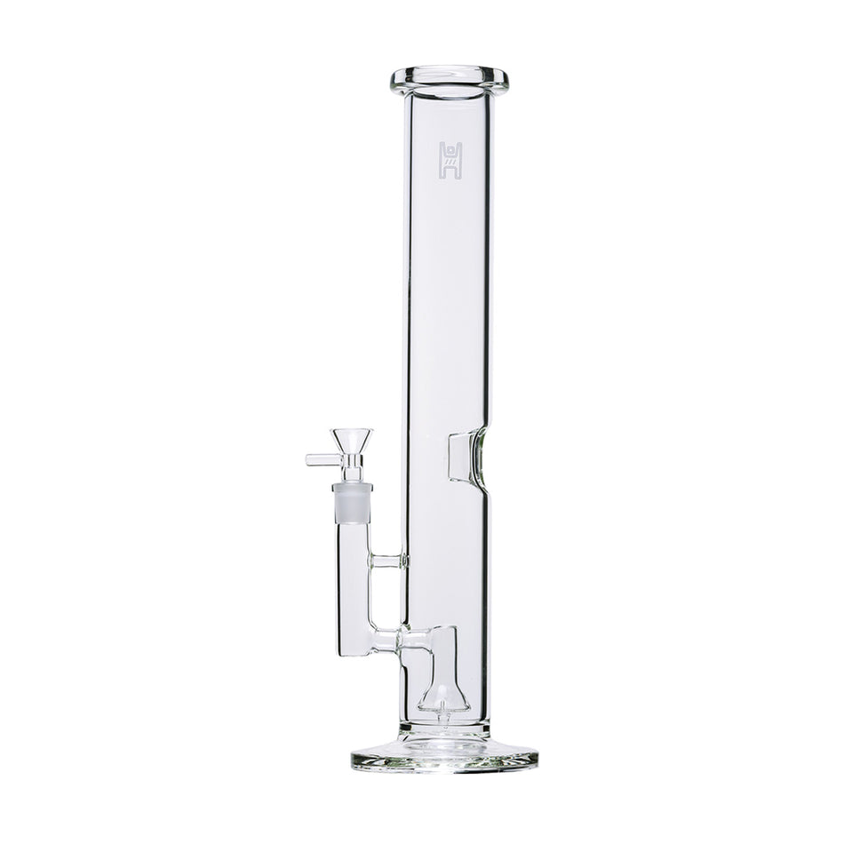 (WATER PIPE) 15" HUMAN GRADE TUBE - CLEAR