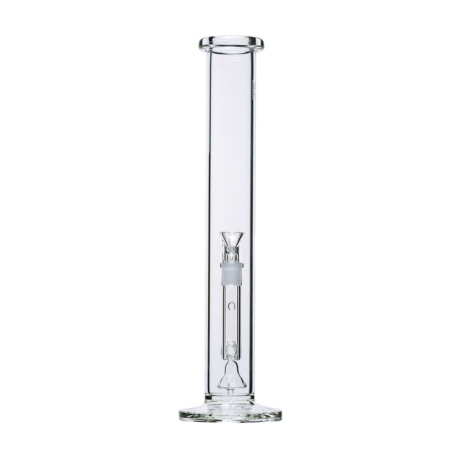 (WATER PIPE) 15" HUMAN GRADE TUBE - CLEAR