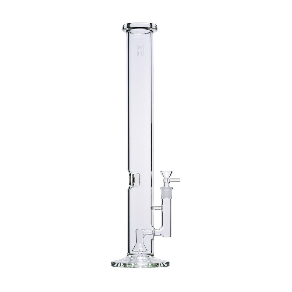 (WATER PIPE) 18" HUMAN GRADE TUBE - CLEAR