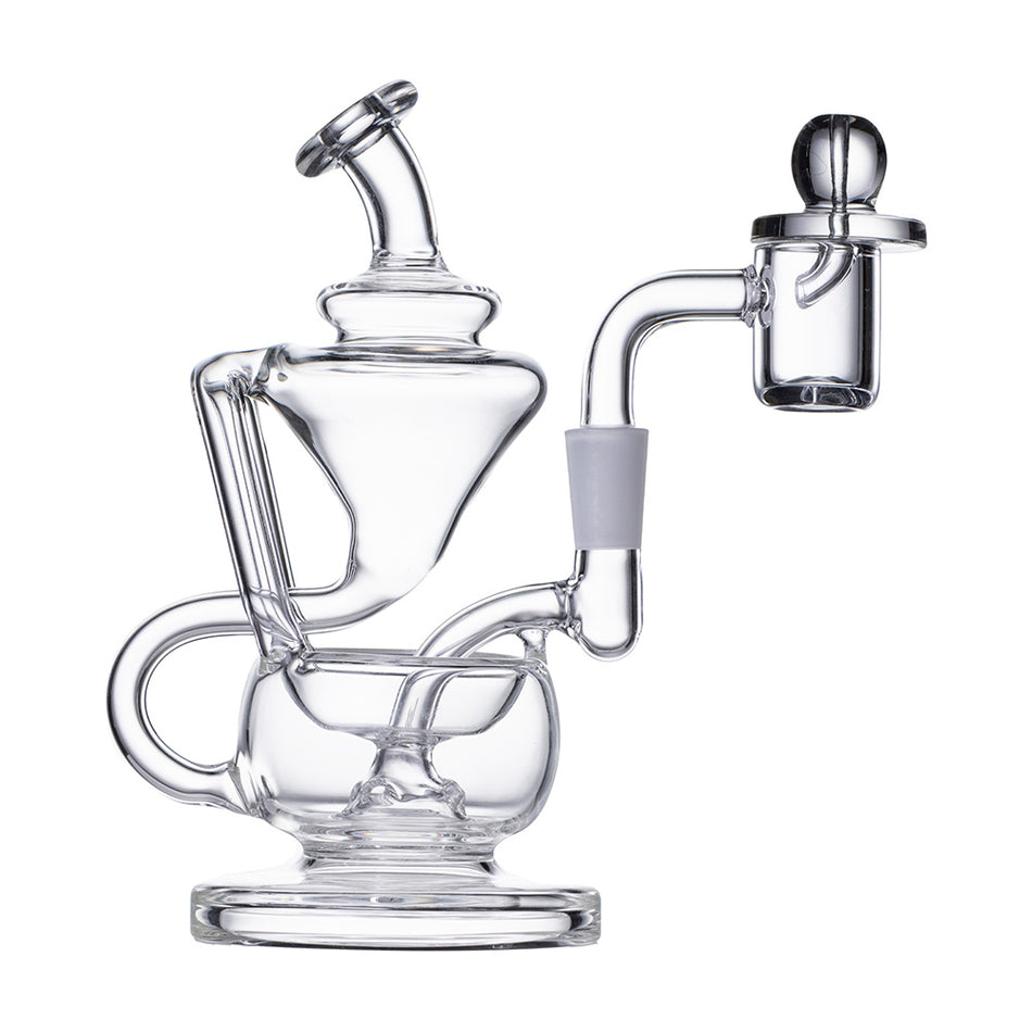 (RECYCLER) 5" HUMAN GRADE "1A" - CLEAR