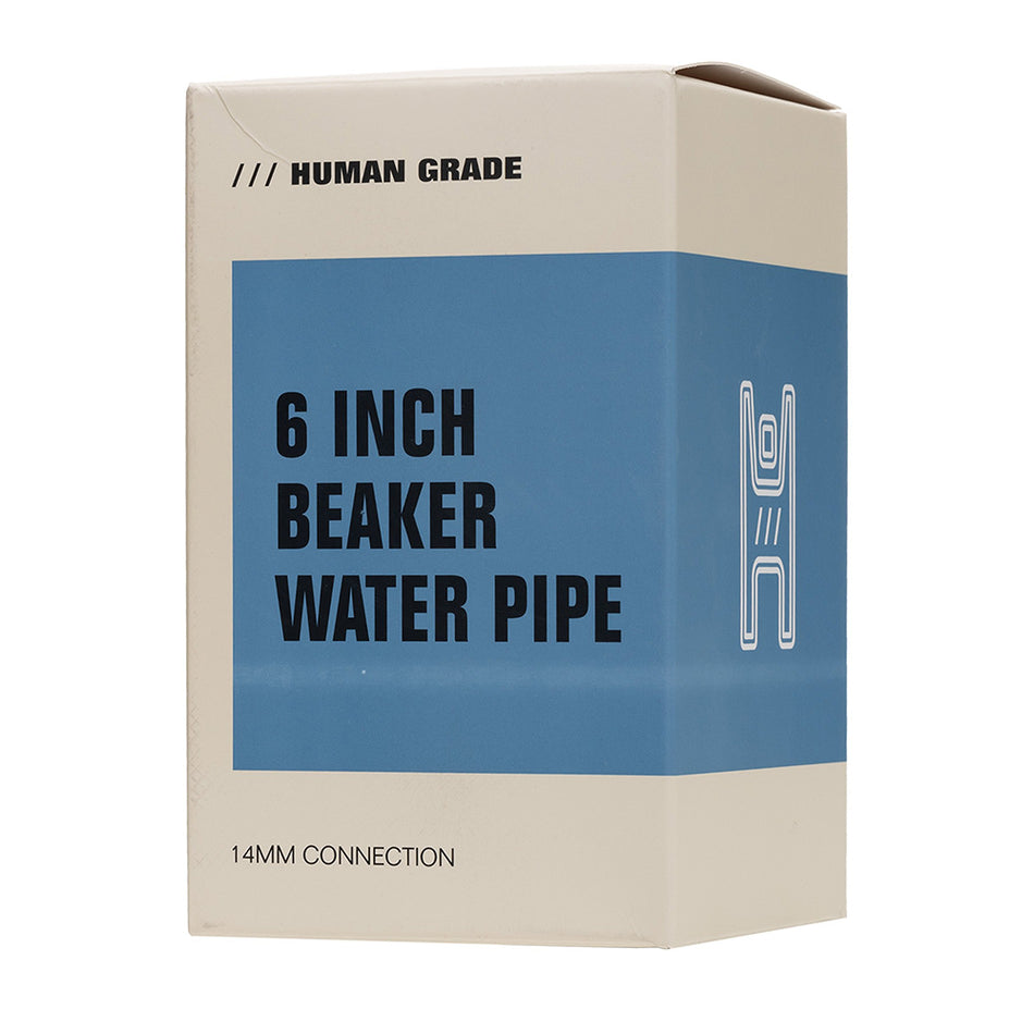 (WATER PIPE) 6" HUMAN GRADE BEAKER