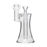 (WATER PIPE) 6" HUMAN GRADE HOURGLASS SIDECAR - CLEAR
