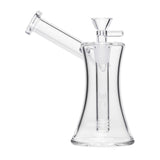 (WATER PIPE) 6" HUMAN GRADE HOURGLASS SIDECAR - CLEAR