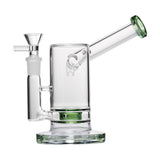 (WATER PIPE) 6" HUMAN GRADE "SIDECAR" - GREEN