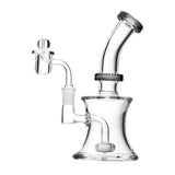 (RIG) 8" HUMAN GRADE OIL CAN - SMOKE