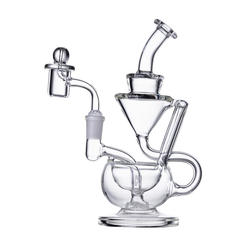(RECYCLER) 8" HUMAN GRADE "1A" - CLEAR