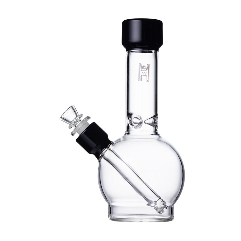 (WATER PIPE) 9" HUMAN GRADE BALL - BLACK